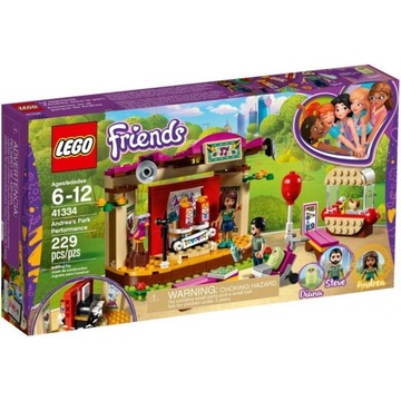 LEGO FRIENDS 41334 POKAZ ANDREI W PARKU / NOWE