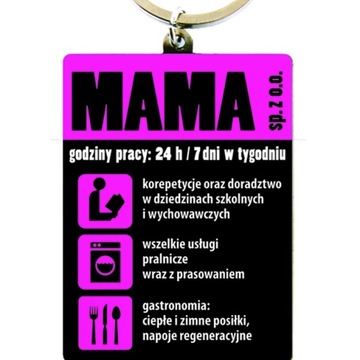 brelok MAMA Sp. z o. o. śmieszny prezent dla MAMY
