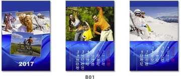 3 настольных фотокалендаря YOUR PHOTOS WIZARD