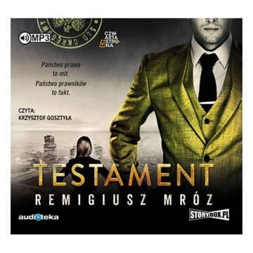 Testament. Remigiusz Mróz. Krzysztof Gosztyła