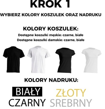 PREZENT NA ROCZNICĘ ŚLUBU koszulki dla par ZESTAW