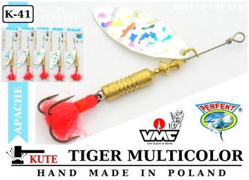PERFEKT APACZ SPINNER №2 / 8 гр TIGER MULTICOLOR