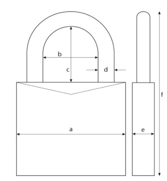 ABUS 10 НАВЕСНЫХ ЗАМКОВ НА 1 ТИТАЛОВЫЙ ЗАМОК 10x30MM С 1 КЛЮЧОМ