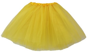 SPÓDNICZKA TIULOWA 40 cm SPÓDNICA TUTU żółta