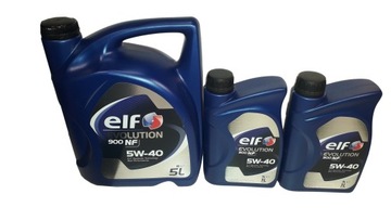 OLEJ ELF EVOLUTION 900 NF 5W40 7L FILTRY 5L + 2L