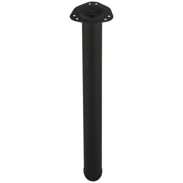 Noga meblowa do blatu fi60 820 mm CZARNA -kpl 4szt