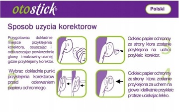 Otostick Korektory ODSTAJĄCE USZY / MASKOWANIE