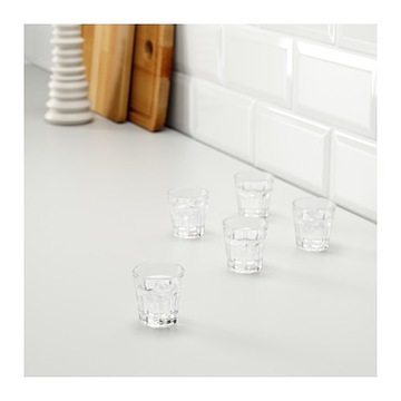 SS IKEA POKAL Kieliszek do wódki 50ml 6szt gruby