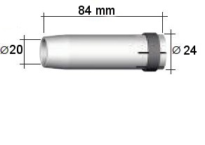 Dysza gazowa łuska TW36 dysze łuski MB36 MIG 10szt