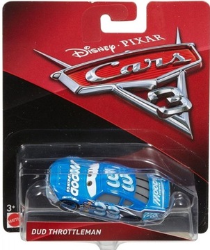 DUD THROTTLEMAN #33 Auta Cars Disney Mattel