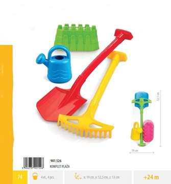 ZESTAW DO PIASKU - komplet plaża DUŻY itp. LATO