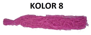 RAFIA NATURALNA DEKORACYJNA 18 KOLORÓW 100G HIT
