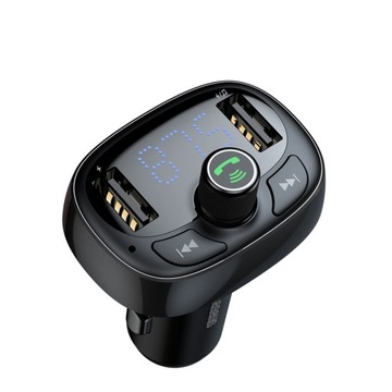 FM-ПЕРЕДАТЧИК BASEUS АВТОМОБИЛЬНОЕ ЗАРЯДНОЕ УСТРОЙСТВО BLUETOOTH MP3 2x USB SD/TF 3.4A