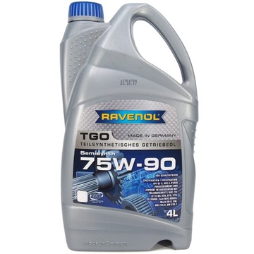 RAVENOL TGO 75W90 GL5 4L - przekładniowy olej do skrzyni biegów manualnej i