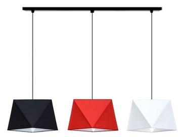 LAMPA PLAFON SALON LISTWA LED DIAMENTY-3 płomienna