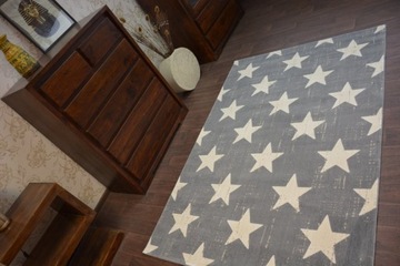 LUZCZOW SCANDI КОВРЫ 160x230 STARS серый #B336