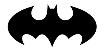 NAKLEJKI ŚCIANĘ ŚCIENNE LOGO BATMANA BATMAN 50cm