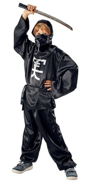 NINJA WOJOWNIK SAMURAJ STRÓJ KARNAWAŁ 110/116 HIT!