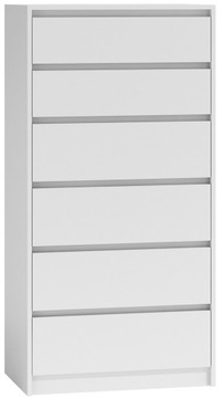 KOMODA SZAFKA DO SALONU BIURA K-66 BIAŁA TOP
