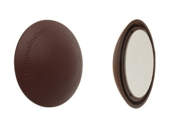 Odbojnik samoprzylepny odbój do drzwi ścienny brąz