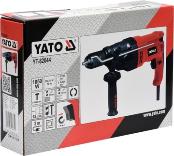 УДАРНАЯ ДРЕЛЬ YATO 1050 Вт, ДВУХСКОРОСТНАЯ YT-82044