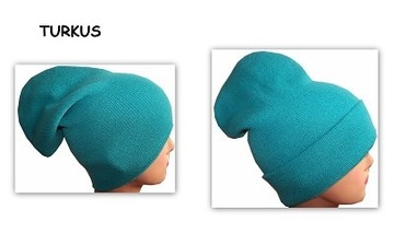 CZAPKA KRASNAL JESIENNA SMERFETKA BEANIE HURT 32cm