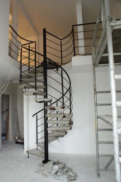 фото ориг. №4, Stairs curved spiral balustrady forged blacksmith