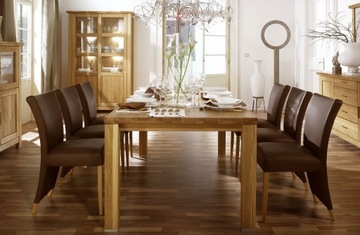 STÓŁ 180x100 PORTO TYP 61 DEKORT DĄB 100% MASYW