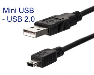 USB-кабель 3 м, черный разъем USB A/M - разъем miniUSB B/M s/USB 2.0