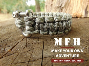 фото ориг. №5, Bracelet rope paracord 23mm at-digital mfh left