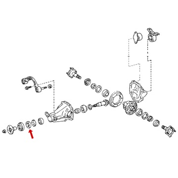 GUFERO ZADNÍHO NÁPRAVA TOYOTA RAV4 90311-38068