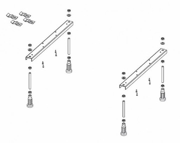 ПРЯМОУГОЛЬНАЯ ВАННА RIHO LUSSO PLUS 170x80 BA12 + НОЖКИ