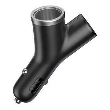 Baseus ładowarka samochodowa 2x USB + gniazdo zapalniczki 3.4A