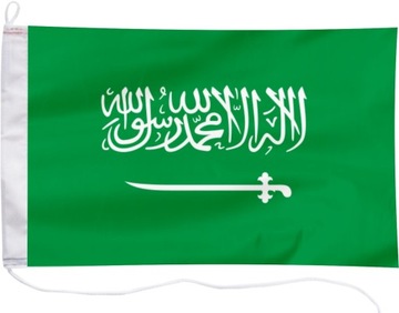 Flaga Arabii Saudyjskiej Bandera Jachtowa 45x30cm