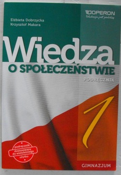 Wiedza o społeczeństwie 1 Dobrzycka OPERON NOWA