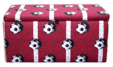 Pufa otwierana skrzynia 80x40 FOOTBALL Piłka nożna