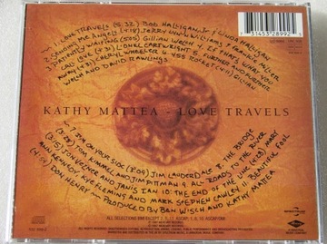 КЭТИ МАТТЕА - LOVE TRAVELS, компакт-диск, Великобритания, 1997 г., идеально