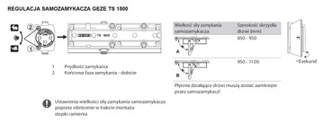 ДОВОДЧИК GEZE TS 1500 + белый кронштейн