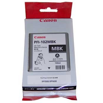 Tusz org. Canon PFI-102 MBK iPF500 iPF510 iPF655