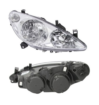 REFLEKTOR LAMPA PRZÓD PEUGEOT 307 01-05 H1+H1+H7