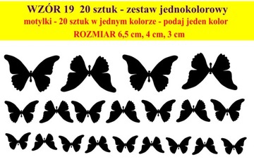 naklejki na rower kwiatki kropki gwiazdki różn wzo