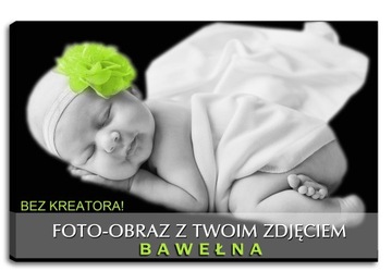 Fotoobraz Twoje Zdjęcie Na Płótnie Foto obraz 50x80 cm CANVAS na Bawełnie