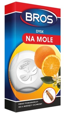 BROS DYSK NA MOLE ODZIEŻOWE KWIAT POMARAŃCZY