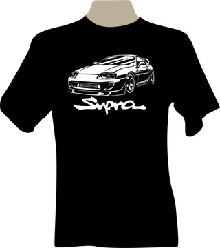 KOSZULKA T-shirt z nadrukiem dla fana toyota SUPRA