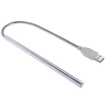 NOWOCZESNA LAMPKA DIODOWA LED ALUMINIUM USB LAPTOP