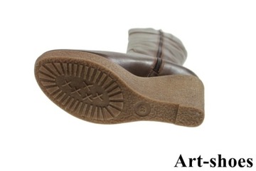 Acord Kozaki Skórzane 1386 Art-shoes 39