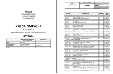 Księga GMP/GHP - Opakowania do żywności