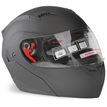 KASK MOTOCYKLOWY Z PODNOSZONĄ SZCZĘKĄ L BLENDA MAT