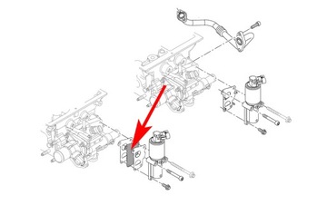 Заглушка 562a EGR OPEL 1.6 16V 105KM Z16XE1 Z16XEP