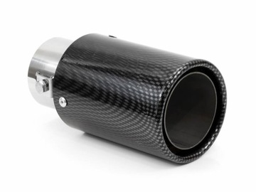 KOŃCÓWKA TŁUMIKA WYDECHU VERTEX CARBON OKRĄGŁA 16C